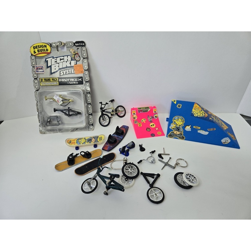 Tech Bike System part accessories lot Tech Deck‎ and others finger board